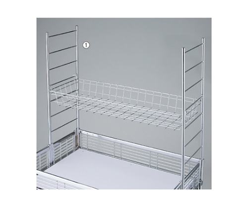 ストア・エキスプレス 中折れワゴン用上置きカゴセット W90cm用 61-653-78-1 1セット（ご注文単位1セット）【直送品】