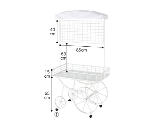 ストア・エキスプレス イベントワゴン W90cm 61-111-14-1 1台（ご注文単位1台）【直送品】