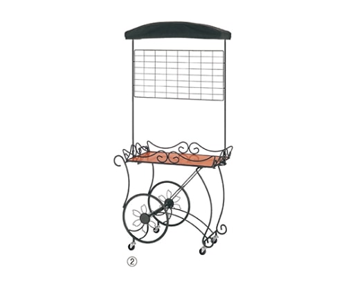 ストア・エキスプレス エレガントワゴン サテンブラック 61-544-40-2 1台（ご注文単位1台）【直送品】