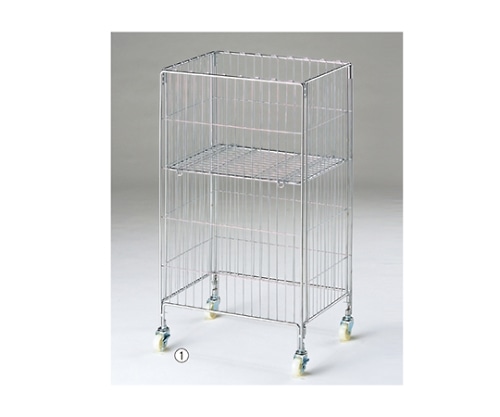 ストア・エキスプレス ワイヤーワゴン クローム W45×D35cm 61-555-21-1 1台（ご注文単位1台）【直送品】