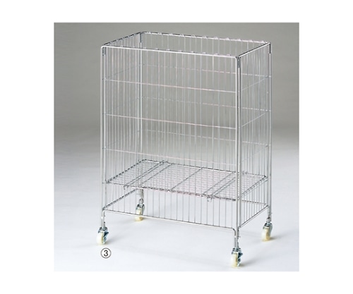 ストア・エキスプレス ワイヤーワゴン クローム W60×D35cm 61-555-21-3 1台（ご注文単位1台）【直送品】