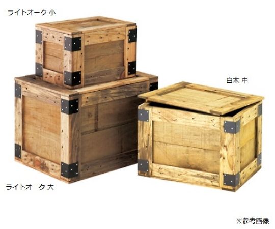 ストア・エキスプレス 梱包ボックス ライトオーク 中 61-117-5-4 1個（ご注文単位1個）【直送品】