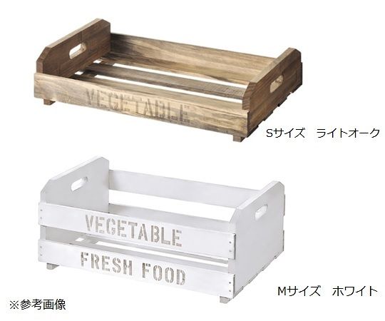 ストア・エキスプレス ハコマルシェボックス M ライトオーク 61-778-34-2 1台（ご注文単位1台）【直送品】