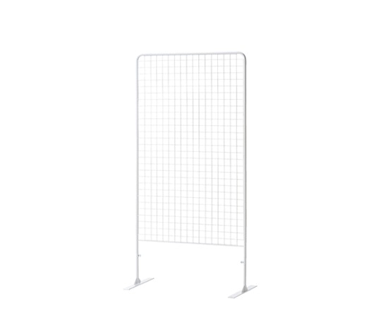 ストア・エキスプレス ネットパーティション H180cm 白 W90cm 61-125-11-2 1台（ご注文単位1台）【直送品】