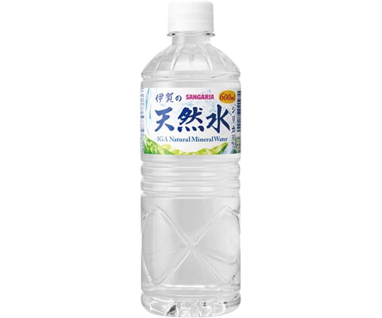 日本サンガリアベバレッジカンパニー 伊賀の天然水 600mL 24本 120977 1ケース※軽（ご注文単位1ケース）【直送品】