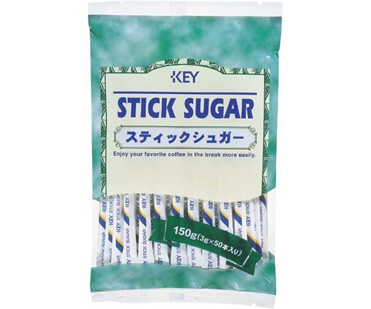 キーコーヒー キーコーヒー スティックシュガー 3g・50本入  1袋※軽（ご注文単位1袋）【直送品】