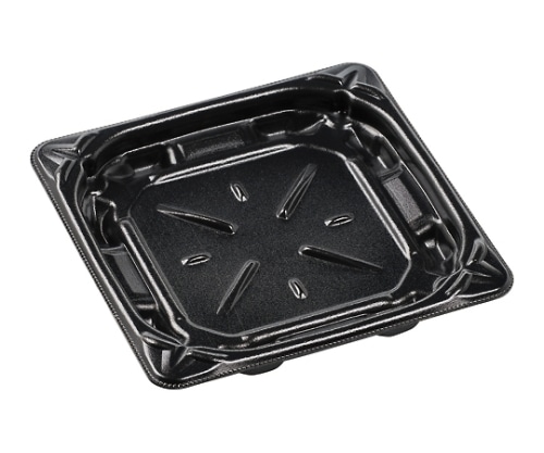 エフピコ 簡易式フードパック(プレート容器) MFPグリル17-17内嵌合本体 黒 170×170×26 450個入り MFPグリル17-17ウチカンゴウホンタイ クロ 1ケース(ご注文単位1ケース)【直送品】