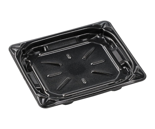 エフピコ 簡易式フードパック(プレート容器) MFPグリル20-17内嵌合本体 黒 195×170×26 450個入り MFPグリル20-17ウチカンゴウホンタイ クロ 1ケース(ご注文単位1ケース)【直送品】