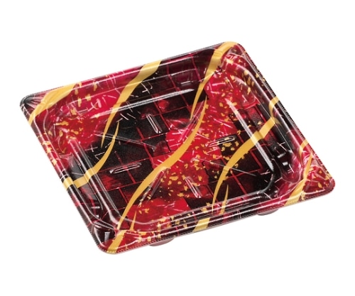 エフピコ 簡易式フードパック(プレート容器) MFPグリル20-20内嵌合本体 祇園赤 195×195×26 400個入り MFPグリル20-20ウチカンゴウホンタイ ギオンアカ 1ケース(ご注文単位1ケース)【直送品】