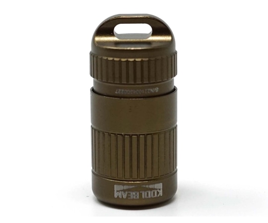 KOOLBEAM 完全防水 キーチェーンLEDライト M・E・U ブロンズ KB-41BR 1個（ご注文単位1個）【直送品】