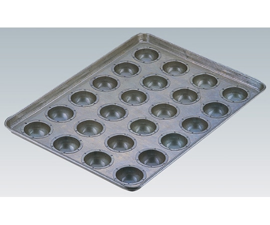 千代田金属工業 シリコン加工丸わん深型φ60天板24面  1枚(ご注文単位1枚)【直送品】