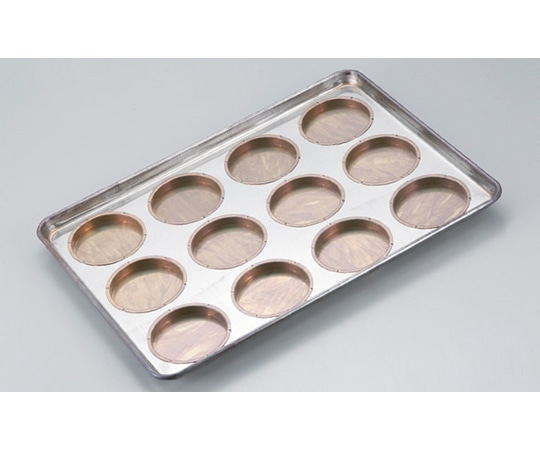 千代田金属工業 シリコン加工カステラサンド型天板12面  1枚(ご注文単位1枚)【直送品】