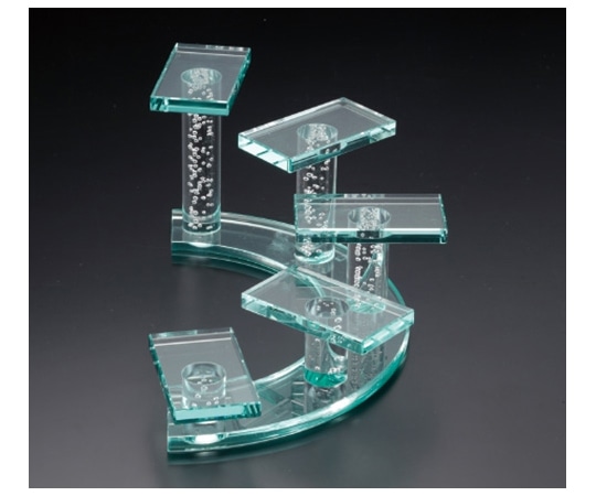 ホワイトサム ENDOディスプレイステージ レクタングルステップ ライト  1個(ご注文単位1個)【直送品】