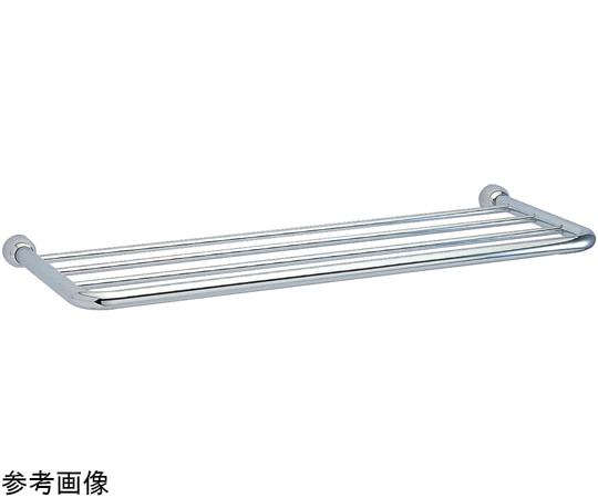 リラインス タオル棚 六角タッピングネジ6mm付 L400 R6205-400 1個(ご注文単位1個)【直送品】