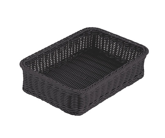 トーダイ 角型バスケット33型 ブラック RE-336-BK 603467 1個（ご注文単位1個）【直送品】