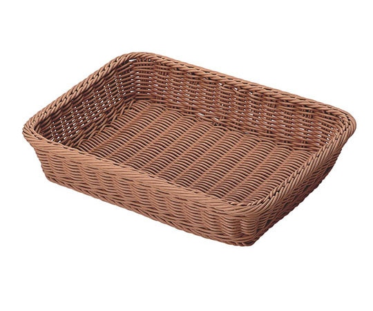 トーダイ 角型フードバスケット 10枚取 S ブラウン VB-902-BR 603415 1個（ご注文単位1個）【直送品】