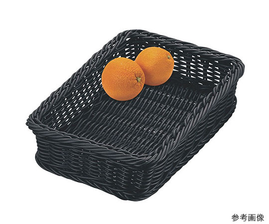 トーダイ 角型フードバスケット40型 ブラック VB-928-BK 603505 1個（ご注文単位1個）【直送品】