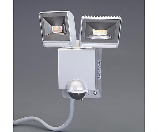 アズワン AC100V/20W LEDセンサーライト(2灯) EA864C-27A 1台(ご注文単位1台)【直送品】