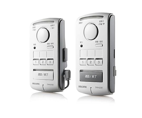 アズワン ワイヤレスインターホン(親機+室内子機) EA864CE-18A 1セット(ご注文単位1セット)【直送品】