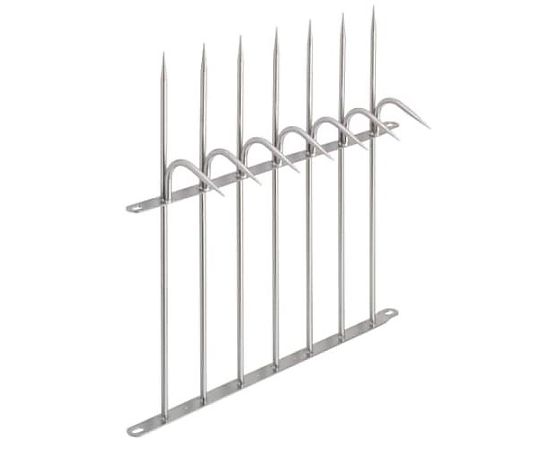 アズワン 500x350mm 忍び返し(ステンレス) EA952BH-17 1個(ご注文単位1個)【直送品】