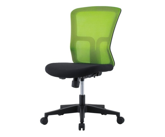 井上金庫 オフイスチェア (GSMシリーズ) メッシュタイプ グリーン GSM-10-GR 1台(ご注文単位1台)【直送品】