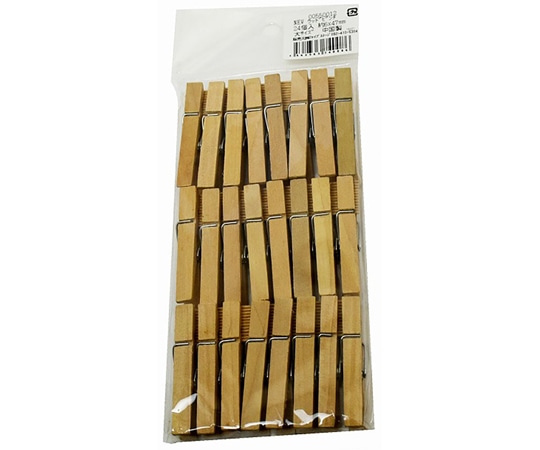 紺屋商事 新ウッドピンチ 大サイズ 24P 1パック(24個入) 00550012 1パック(ご注文単位1パック)【直送品】