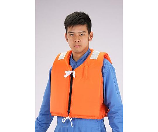 エスコ [フリー] ライフベスト(オレンジ) EA915DD-1A 1枚(ご注文単位1枚)【直送品】