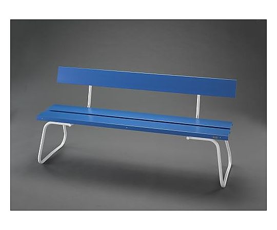 エスコ 1500x500x700mm ベンチ(背付) EA956XE-91 1個（ご注文単位1個）【直送品】