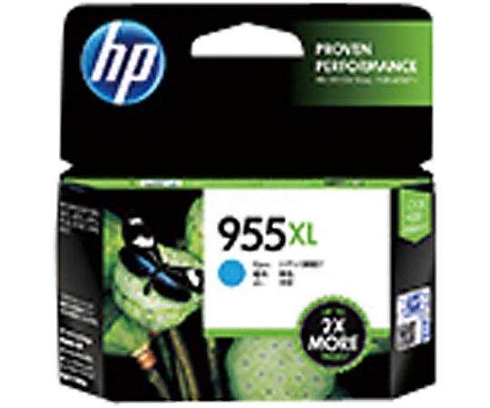 ヒューレット・パッカード 純正インクカートリッジ HP955XL シアン L0S63AA 1個(ご注文単位1個)【直送品】