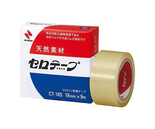 ニチバン ニチバンセロテープ小巻 18mm 1巻 CT-18S 1個(ご注文単位1個)【直送品】