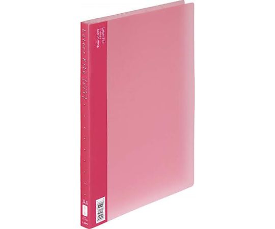 アズワン A4/S型 レターファイル(120枚/ピンク) EA762CF-46 1冊(ご注文単位1冊)【直送品】