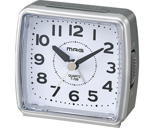 ノア精密 目覚し時計 小時郎(コジロウ) T-709 SM 1個(ご注文単位1個)【直送品】