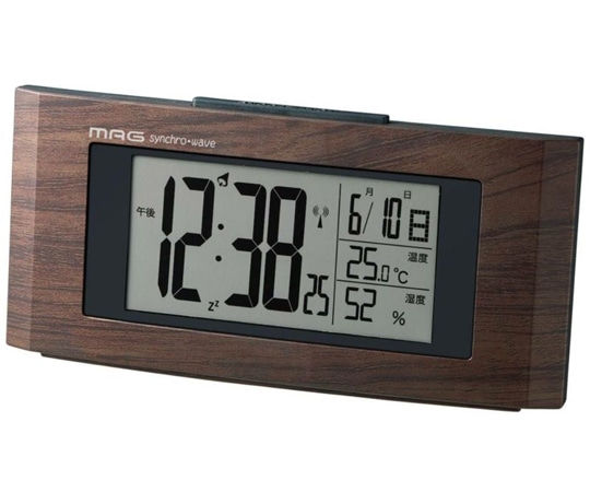 ノア精密 置き時計 ウッドライン T-743 BR-Z 1個(ご注文単位1個)【直送品】