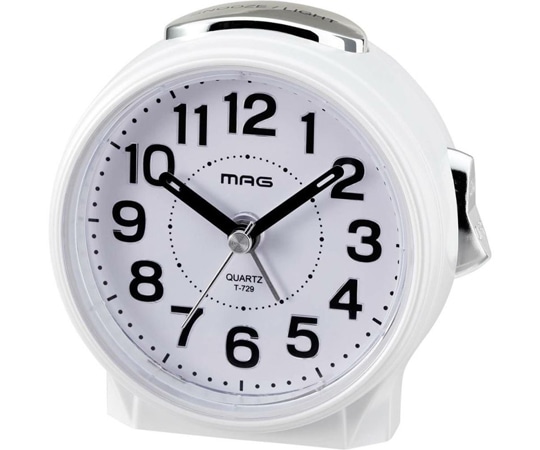 ノア精密 置時計 ブルーブライト T-729 WH-Z 1個(ご注文単位1個)【直送品】