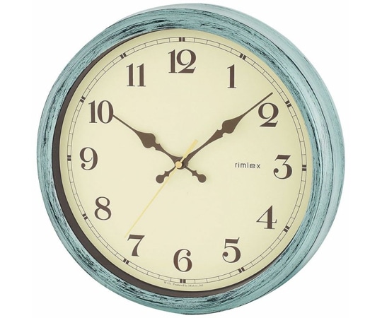 ノア精密 MAG private アナログ電波掛時計 エアリアルレトロ グリーン W-571 GR 1個(ご注文単位1個)【直送品】