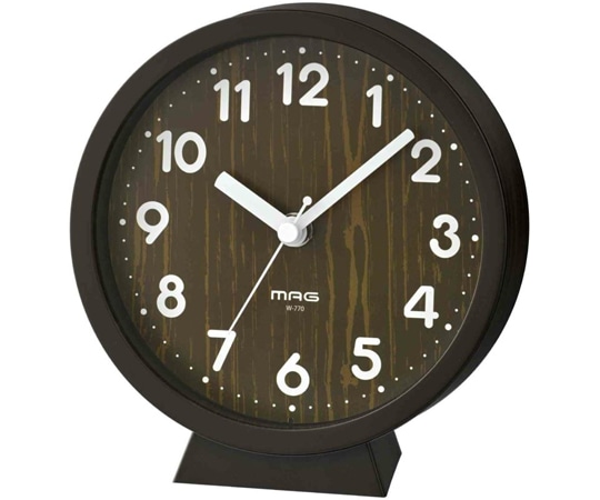 ノア精密 置掛両用時計 コンポート ブラウン W-770 BR-Z 1個(ご注文単位1個)【直送品】