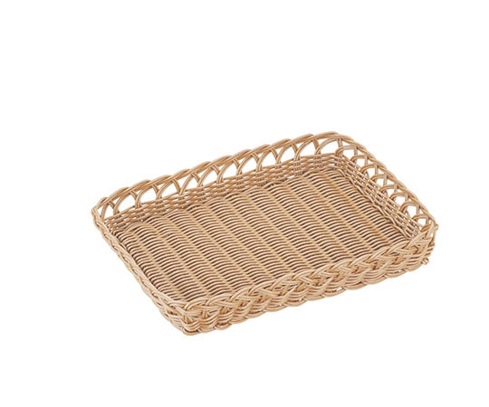 トーダイ 角型ベーカリーバスケット スカシ アイボリー BB-421-IV 603367 1個(ご注文単位1個)【直送品】