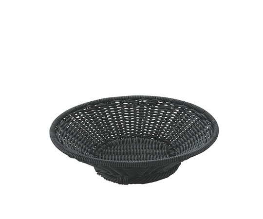 トーダイ 丸型フードトレー小 ブラック VT-972-BK 603561 1個（ご注文単位1個）【直送品】