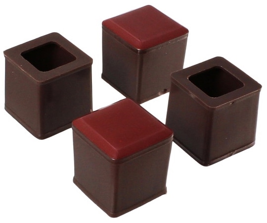 ハイロジック スライドクッション 角キャップ SS 17-20mm 4個入 A172 1個（ご注文単位1個）【直送品】