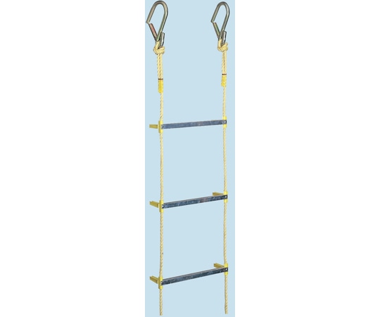 アズワン 避難用 アルミ縄はしご 4m K11087 1個（ご注文単位1個）【直送品】