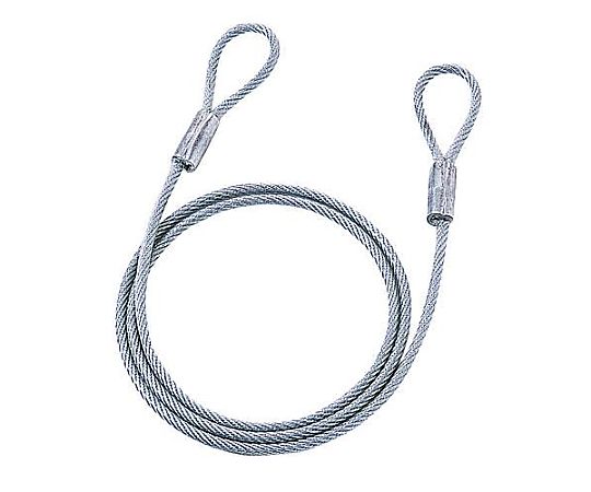 アズワン φ6.0mmx1.5m セキュリティワイヤー(ビニールコート) EA983TS-286A 1個(ご注文単位1個)【直送品】