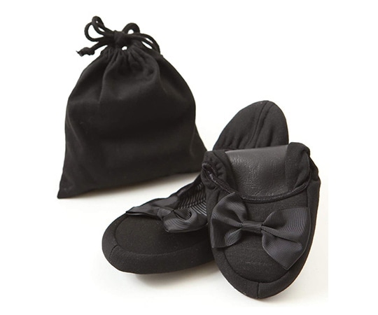 ロジック 折りたたみ携帯スリッパ ブラック LG-FLNG-SLIPR-BK 1個（ご注文単位1個）【直送品】