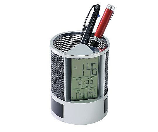 アーテック ペン立て時計(小物入れ付) 5053 1個(ご注文単位1個)【直送品】