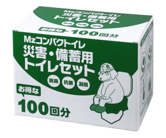香彩堂 Mzコンパクトイレ 100回 CPT-100 1箱（ご注文単位1箱）【直送品】