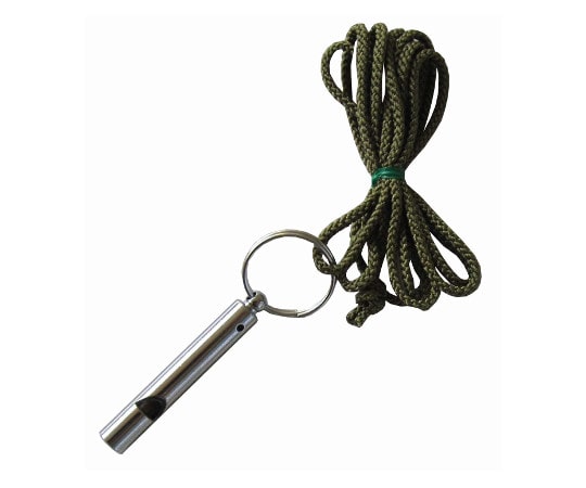 コンパル 熊よけホイッスル ひも付  1個（ご注文単位1個）【直送品】