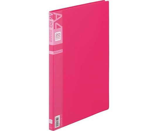 アズワン A4/S型 クリアーブック(10枚/赤) EA762CC-61 1冊(ご注文単位1冊)【直送品】