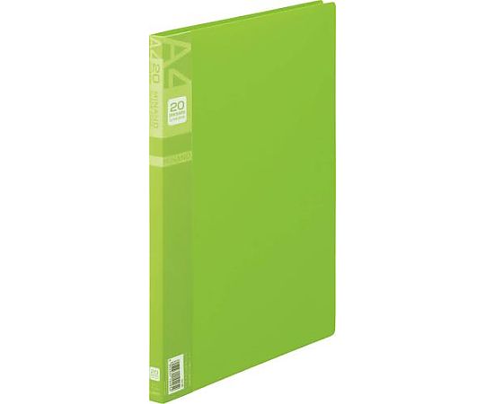 アズワン A4/S型 クリアーブック(20枚/緑) EA762CC-68 1冊(ご注文単位1冊)【直送品】