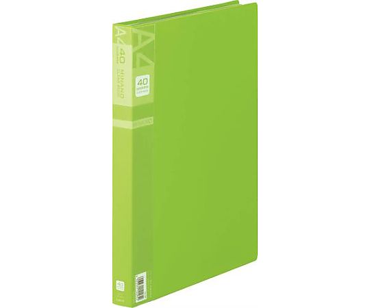 アズワン A4/S型 クリアーブック(40枚/緑) EA762CC-73 1冊(ご注文単位1冊)【直送品】