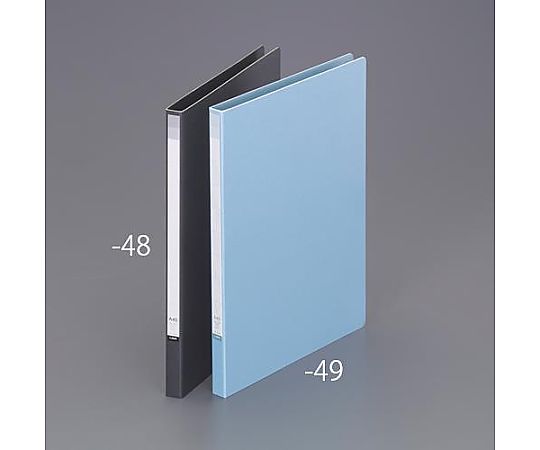 アズワン A4/S型 レターファイル(120枚/ブラック) EA762CF-48 1冊(ご注文単位1冊)【直送品】