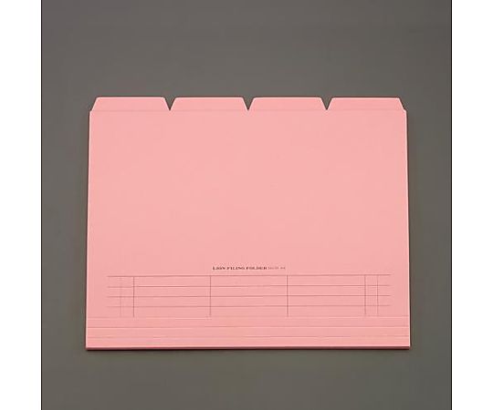 アズワン A4/240x311mm カラーフォルダー[ピンク](20枚) EA762CF-206 1パック(ご注文単位1パック)【直送品】